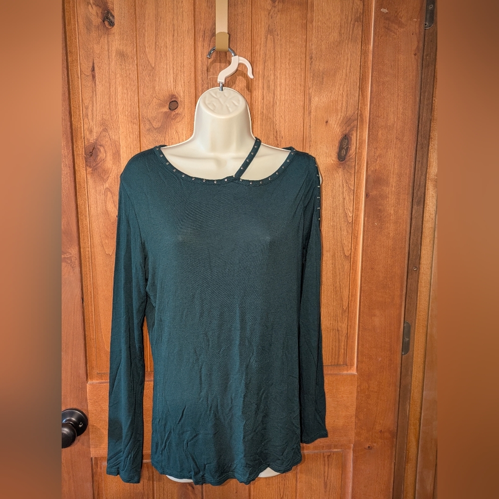 Rock & Republic Studded/Cutout Women's Top